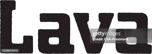lava - lava stock illustrations