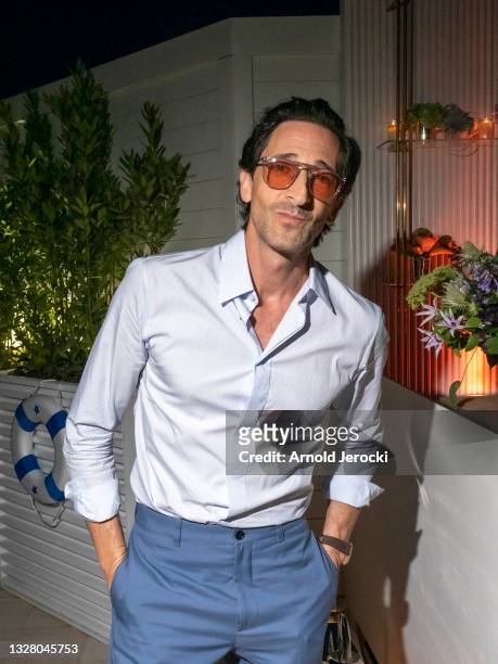Adrien Brody attends the Dior dinner during the 74th annual Cannes Film Festival on July 10, 2021 in Cannes, France.