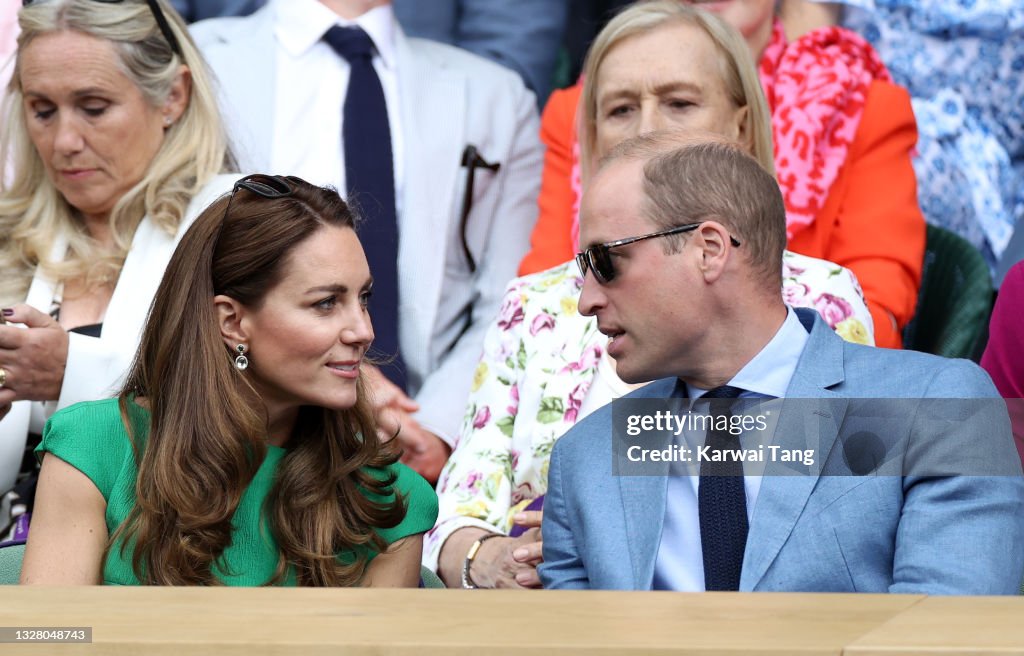 Wimbledon Celebrity Sightings - Day 12