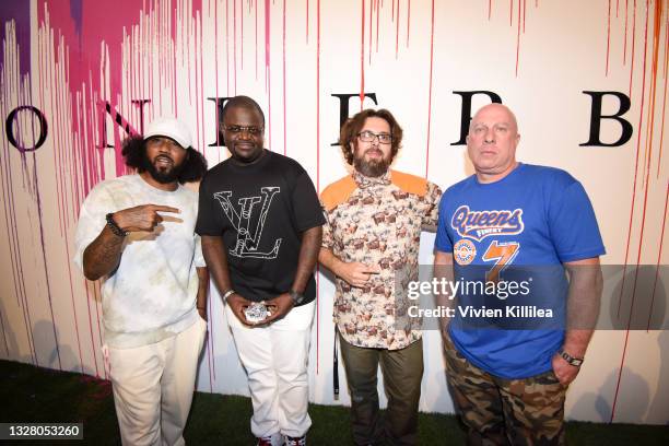 Problem, Poo Bear, Co-Founder of Wonderbrett and Famed Breeder Brett Feldman and Steve Lobel Wonderbrett Cannabis Store Grand Opening In Hollywood on...