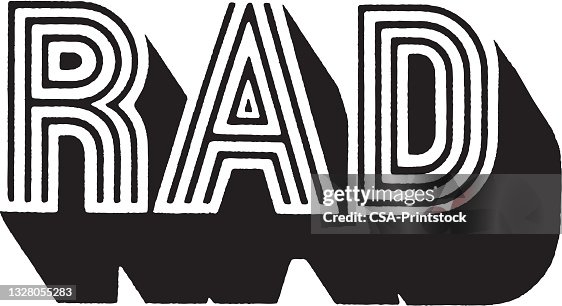 Rad Word Image Rad High-Res Vector Graphic - Getty Images