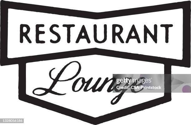 restaurant lounge - cafe bar stock illustrations