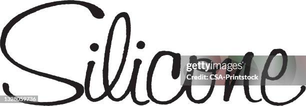 silicone - silicon stock illustrations