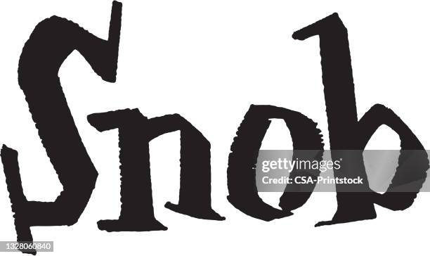 Snob Graphics Snob High-Res Vector Graphic - Getty Images