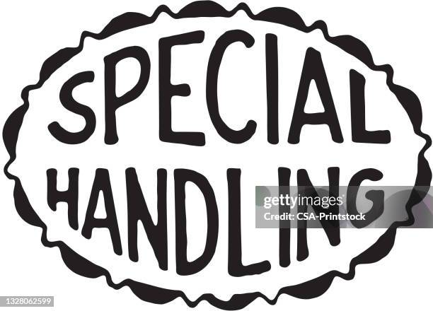 special handling - handling stock illustrations