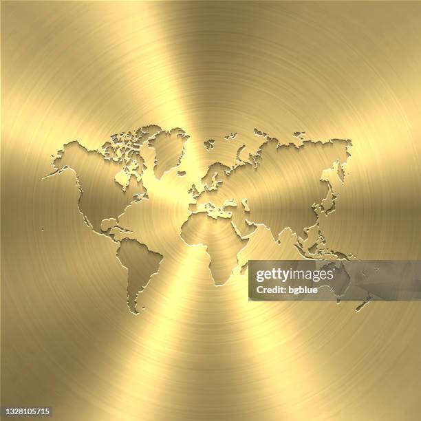 Would Map Gold 943 Gold World Map Stock Photos, High-Res Pictures, and Images - Getty ...