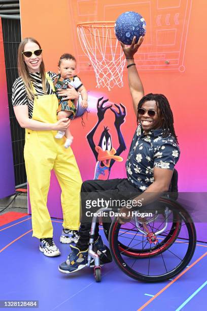 Ade Adepitan attends a special screening of "SPACE JAM: A NEW LEGACY" in cinemas 16th July at Cineworld Leicester Square on July 11, 2021 in London,...