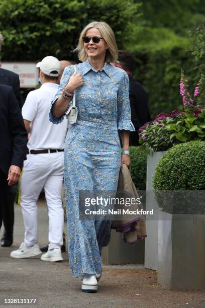 Lady Helen Taylor attends Wimbledon Championships Tennis Tournament Mens Final Day at All England Lawn Tennis and Croquet Club on July 11, 2021 in...