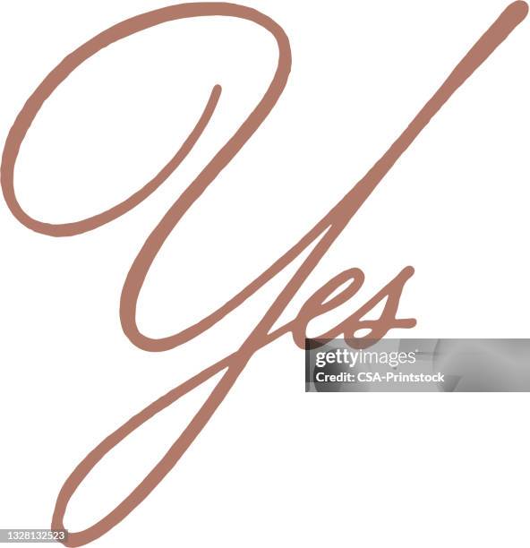 Yes Picture 139 Yes Typo Stock Photos, High-Res Pictures, and Images - Getty Images