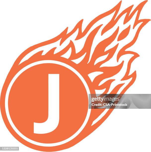 initial - letter j stock illustrations