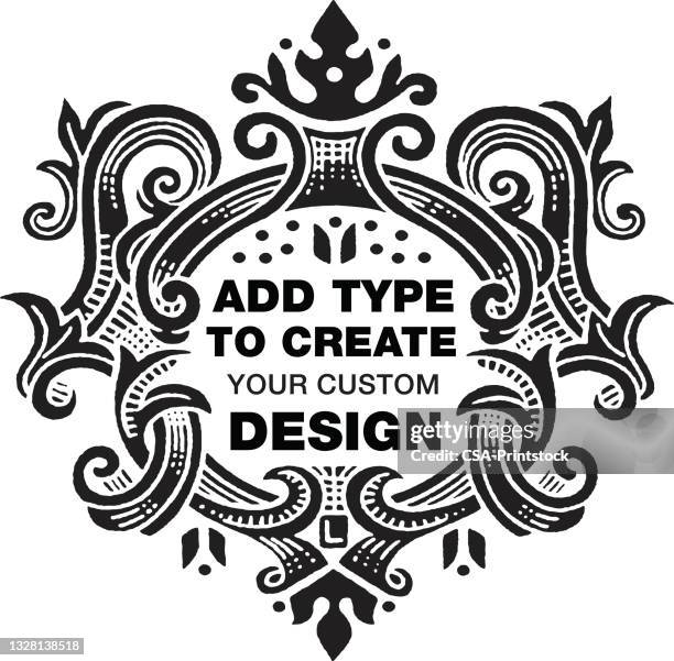 verziertes designformat - wappen stock-grafiken, -clipart, -cartoons und -symbole