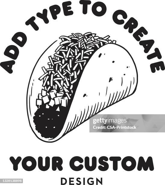 taco design format - taco stock illustrations