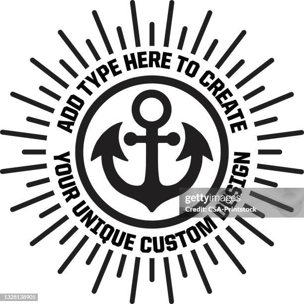 anchor design format - format stock illustrations