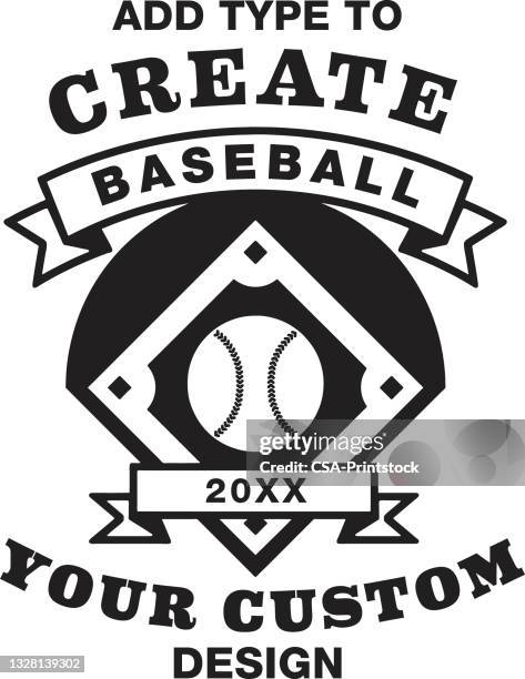 baseball design format - format stock illustrations