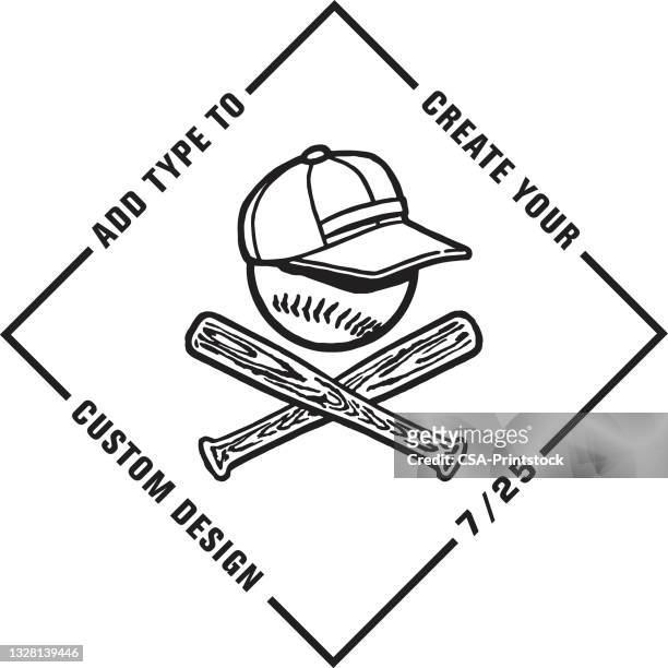 baseball-design-format - baseball diamond stock-grafiken, -clipart, -cartoons und -symbole