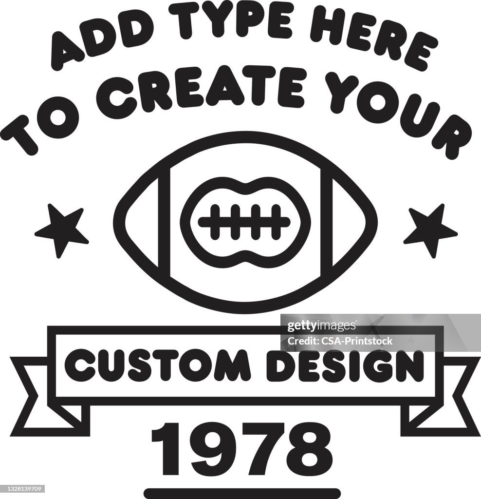 Generic Football Design Football Design Format High-Res Vector Graphic - Getty Images
