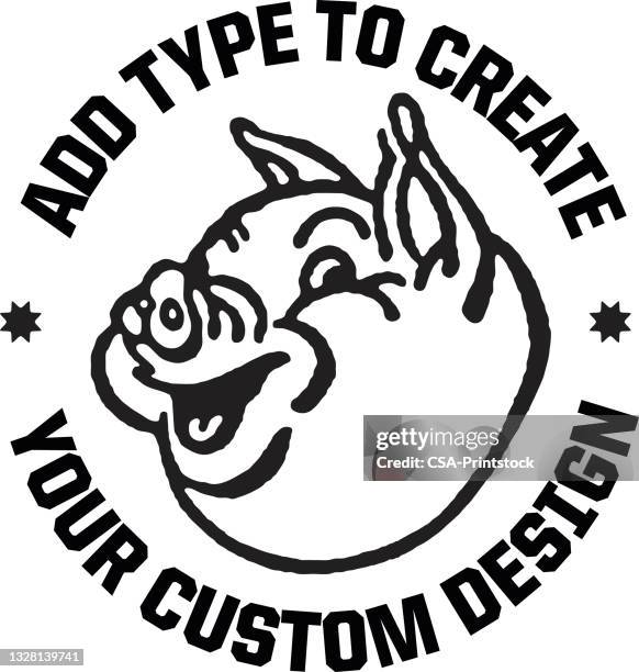 pig design format - butcher stock illustrations