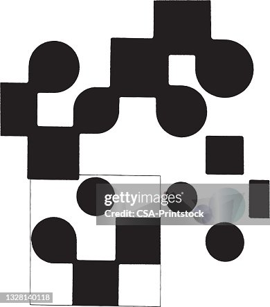 Circle Square Pattern Example Circle And Square Pattern High-Res Vector Graphic - Getty Images