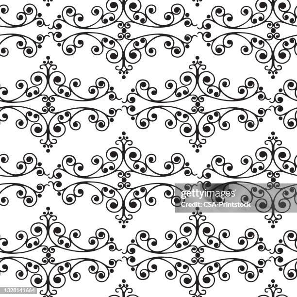 scroll pattern - filigree stock illustrations