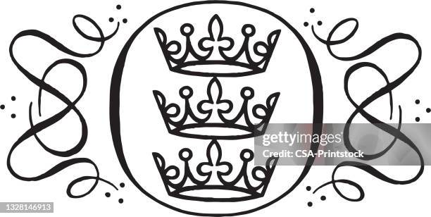 crown design element - tiara stock illustrations