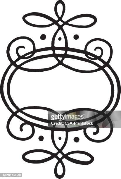 curly ornament - curly vector stock illustrations