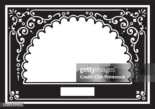 Closed Rectangle Border with Knockout Closed Rectangle Border with Knockout