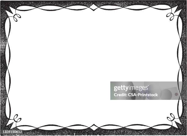 black outline border - frames stock illustrations