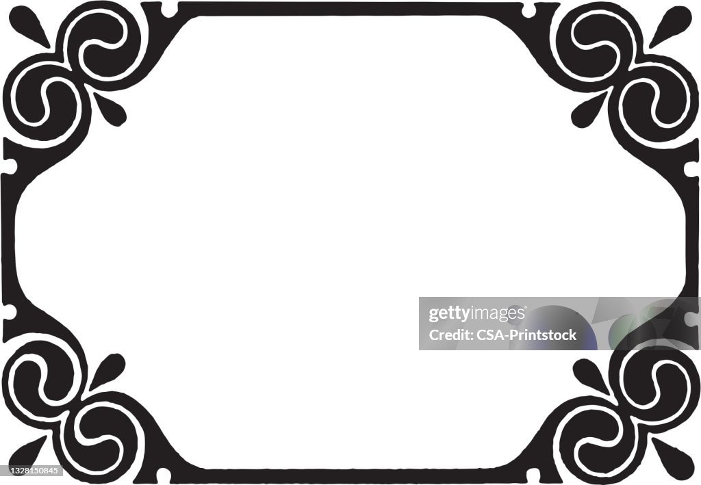 Fancy Script Border Fancy Corner Border Design