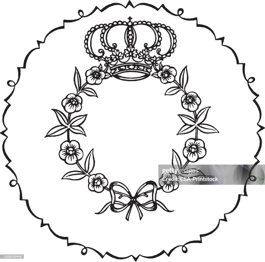 Blumige Krone Grenze