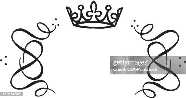 border - royal frame stock illustrations