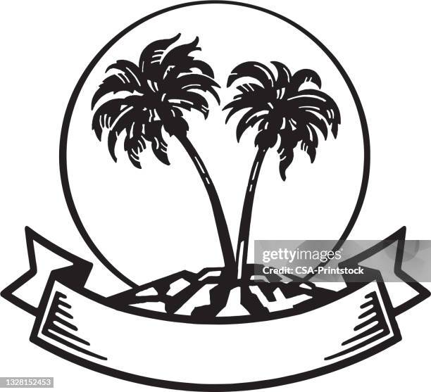border - caribbean island stock illustrations
