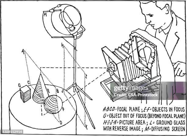 photography - camera crew stock illustrations