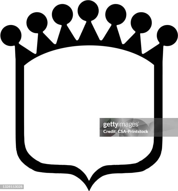 border - shield logo stock illustrations
