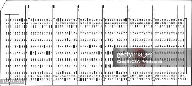gestanzte presseausweis - lochkarte stock-grafiken, -clipart, -cartoons und -symbole