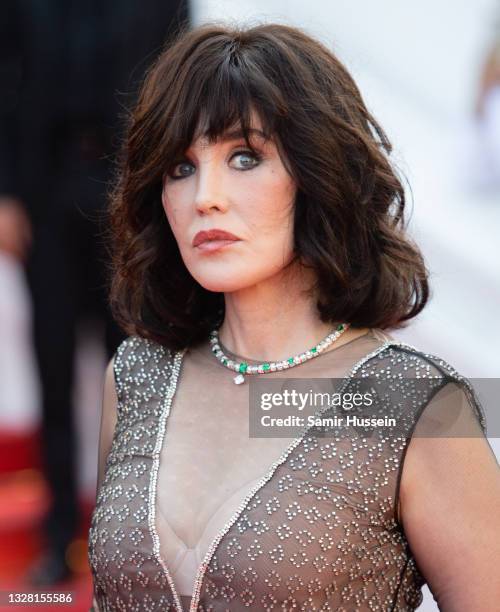 Isabelle Adjani attends the "De Son Vivient " screening during the 74th annual Cannes Film Festival on July 10, 2021 in Cannes, France.