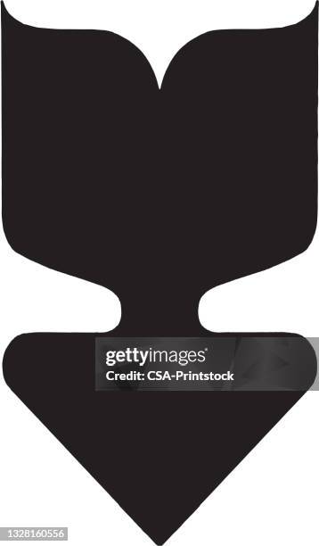 arrow - pointing down stock illustrations