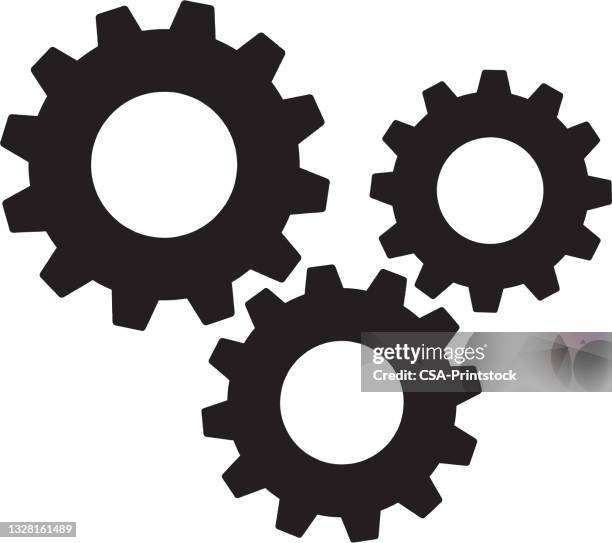 dingbat - cogs and gears stock-grafiken, -clipart, -cartoons und -symbole