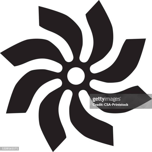 illustration with symbol of fan - only fans logo stock illustrations
