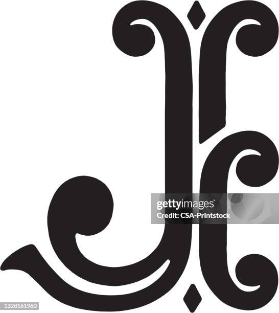 i - letter j stock illustrations