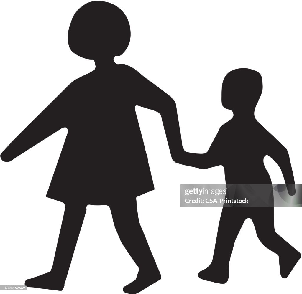 Children Holding Hands