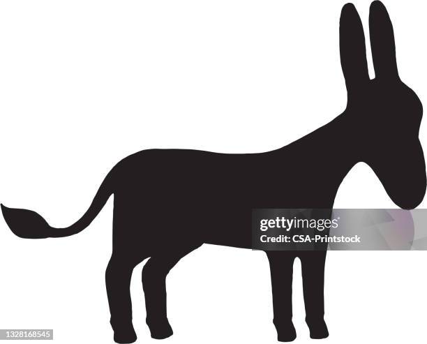 donkey - mule stock illustrations