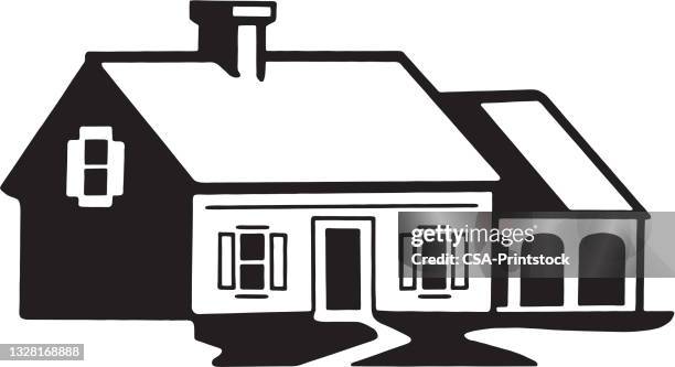 house - chimney stock illustrations