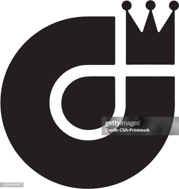 crown circle - royalty logo stock illustrations