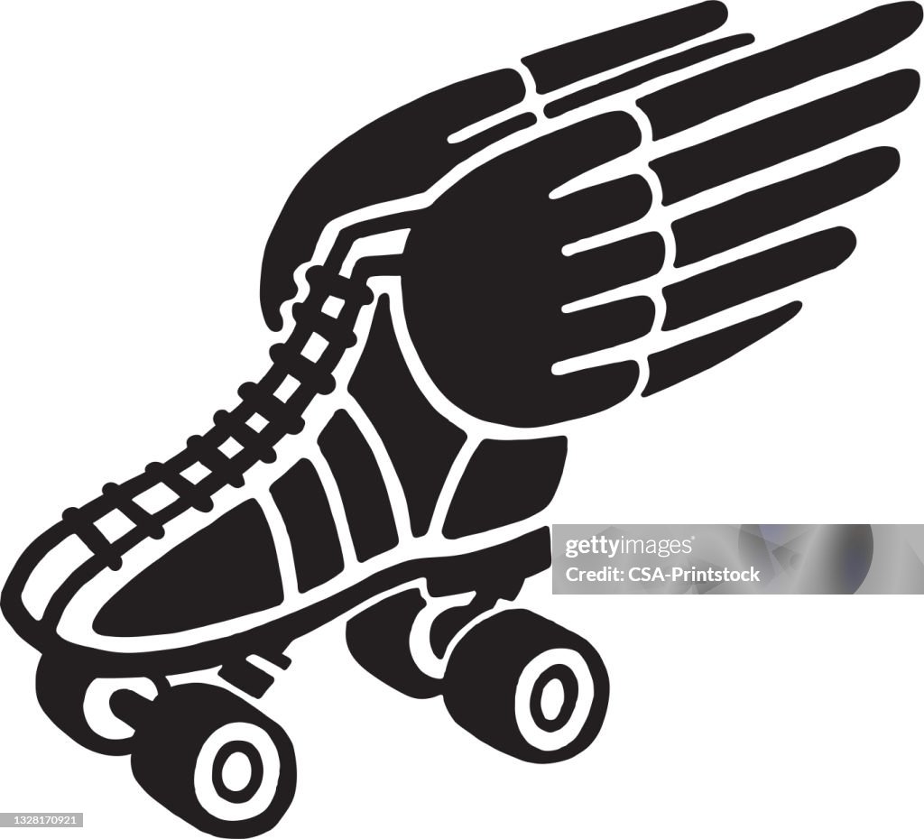 Winged Roller Skate