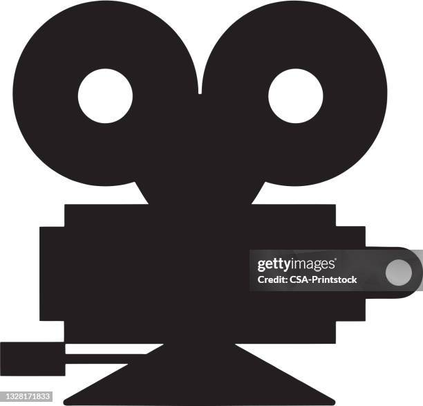 movie camera icon - cinematography stock illustrations