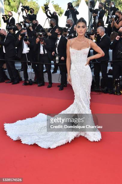 Camila Coelho attends the "Tre Piani " screening during the 74th annual Cannes Film Festival on July 11, 2021 in Cannes, France.