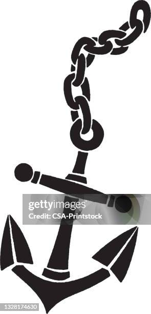 illustration des ankers - anchors stock-grafiken, -clipart, -cartoons und -symbole