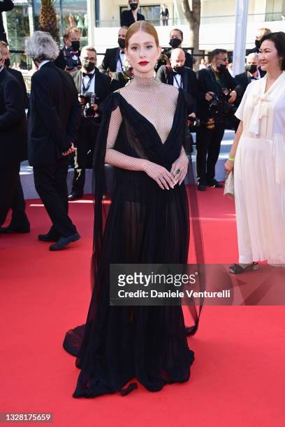 Marina Ruy Barbosa attends the "Tre Piani " screening during the 74th annual Cannes Film Festival on July 11, 2021 in Cannes, France.