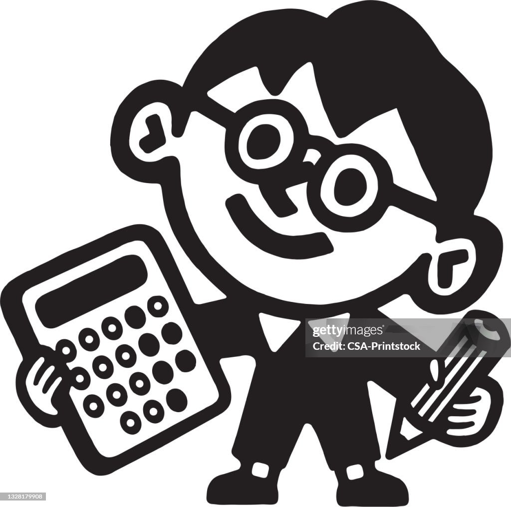 Mathematician With Ruler Mathematician High-Res Vector Graphic - Getty Images