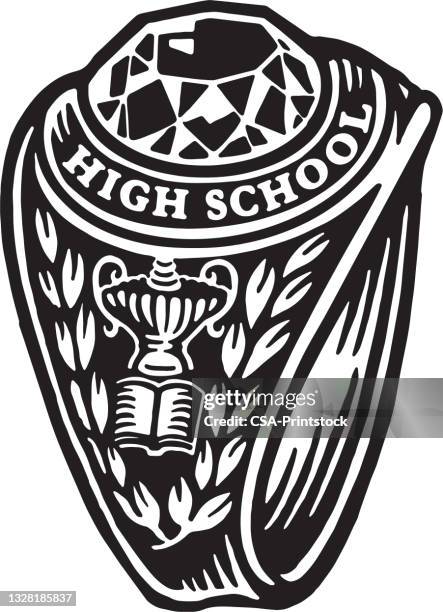 Class Rings Icon Drawing Square 208 Vintage Class Rings Stock Photos, High-Res Pictures, and Images ...
